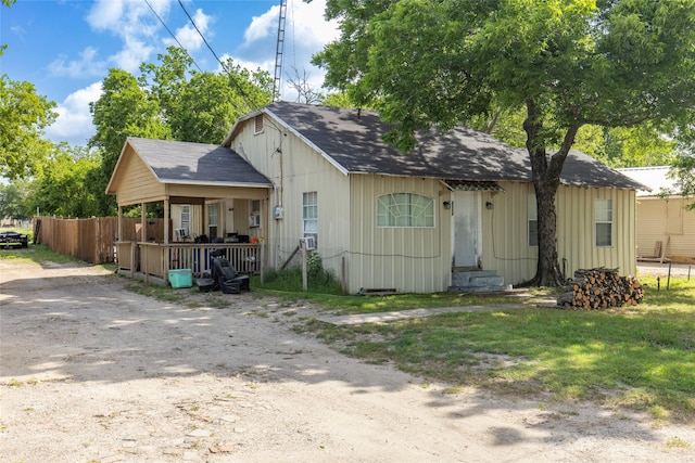 bungalow with a porch