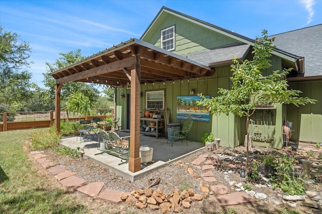 view of patio