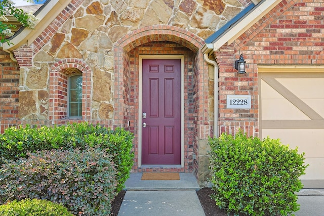 view of property entrance