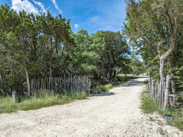 view of road