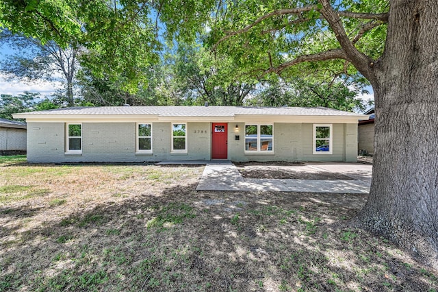 view of ranch-style home