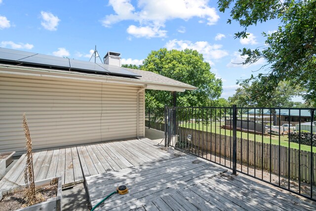 view of deck