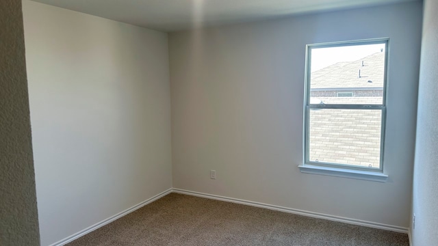 unfurnished room featuring carpet floors