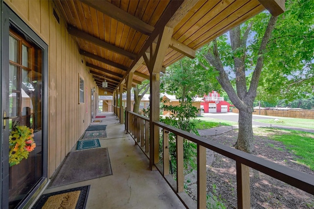 view of patio