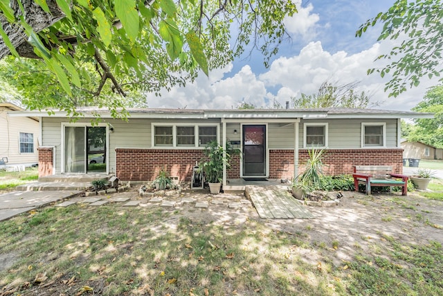 view of ranch-style home