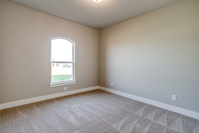 empty room with carpet floors