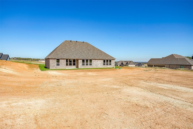 view of rear view of property