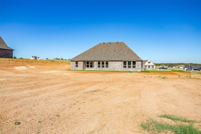 view of rear view of property