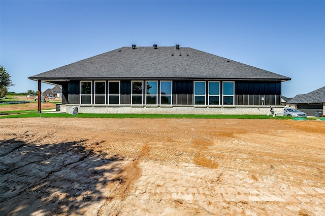 view of rear view of property