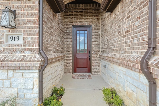 view of property entrance