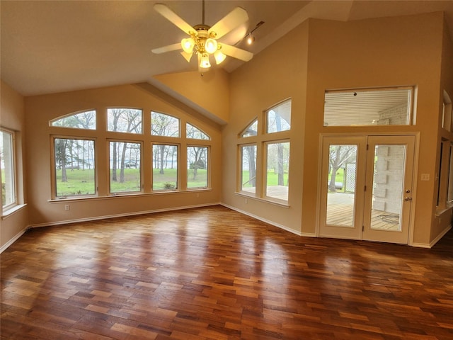 1457 Riverside Dr, West Tawakoni, TX 75474 - unfurnished sunroom featuring french doors