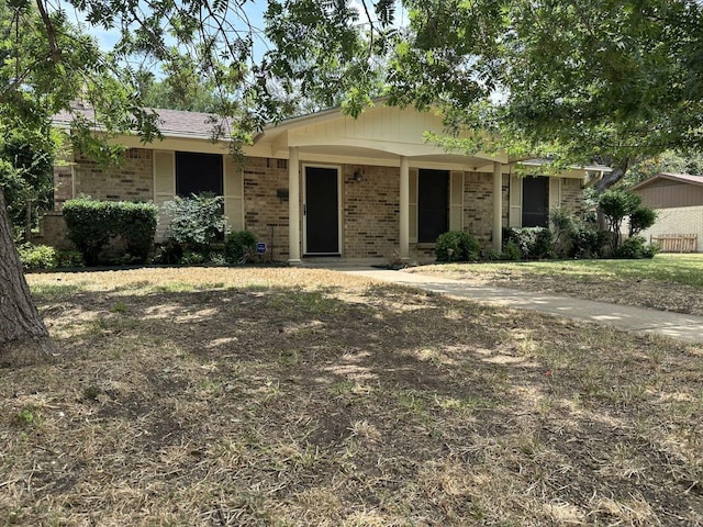 view of ranch-style house