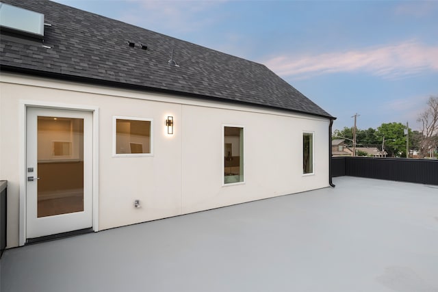 back of house featuring a patio