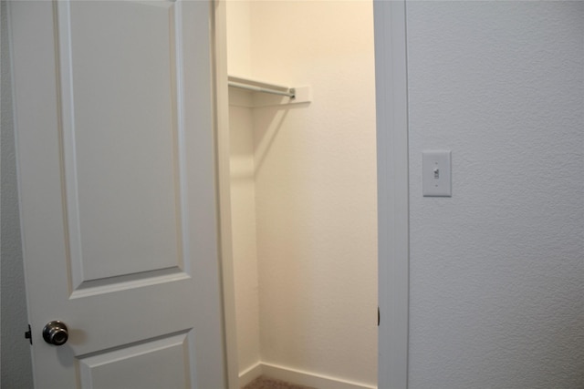 view of closet