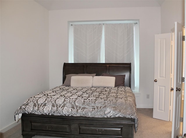 bedroom featuring carpet flooring