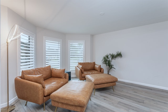 interior space featuring hardwood / wood-style floors