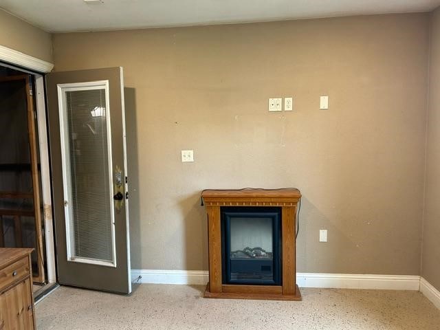 view of unfurnished living room