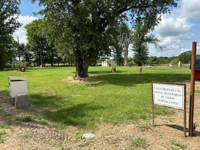 view of community featuring a lawn