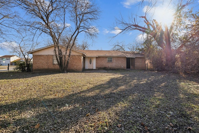 view of back of property