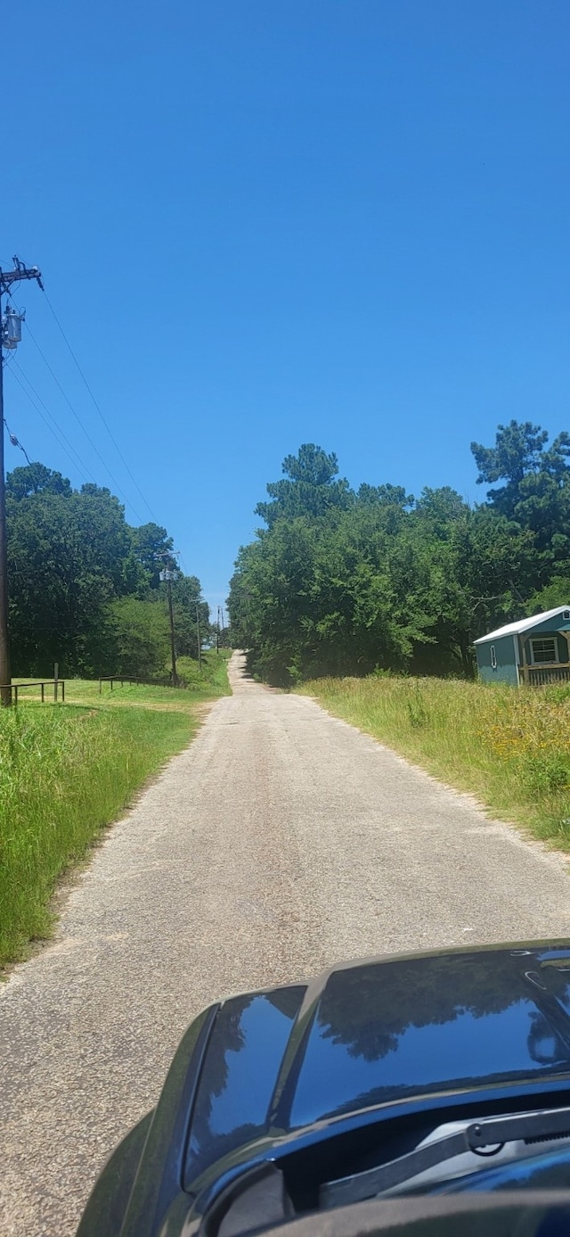 view of road