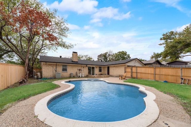 view of pool