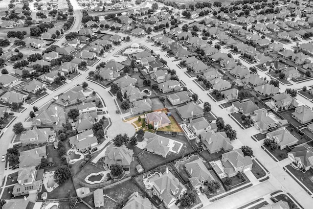 drone / aerial view featuring a residential view