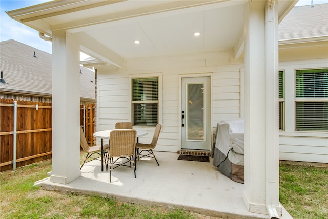 view of patio