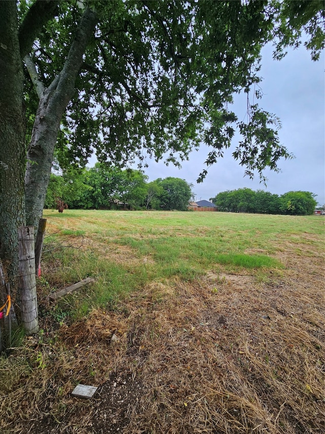 view of landscape featuring a rural view