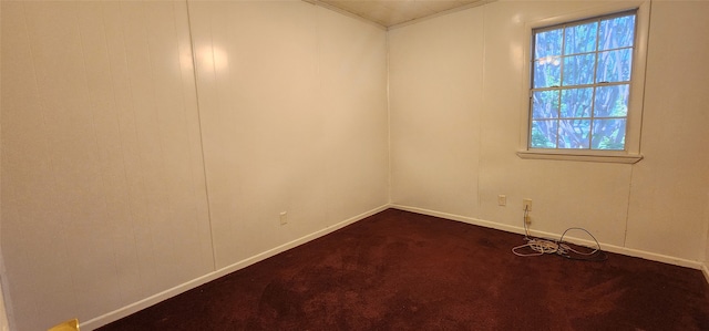 empty room with carpet flooring