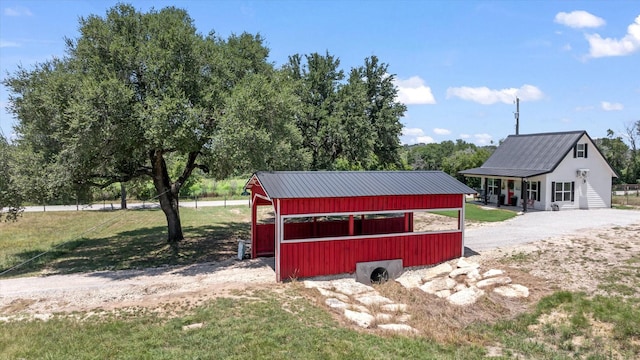 view of outbuilding