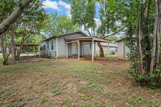 view of front of home