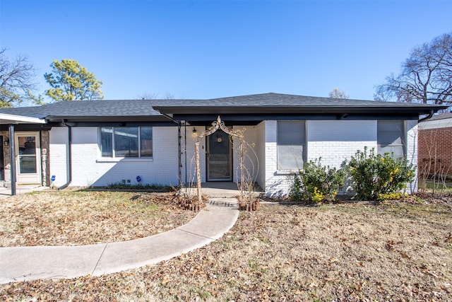 view of ranch-style house