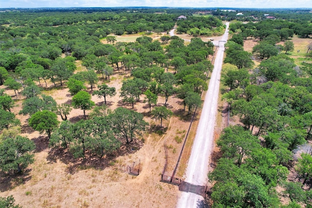 drone / aerial view featuring a rural view