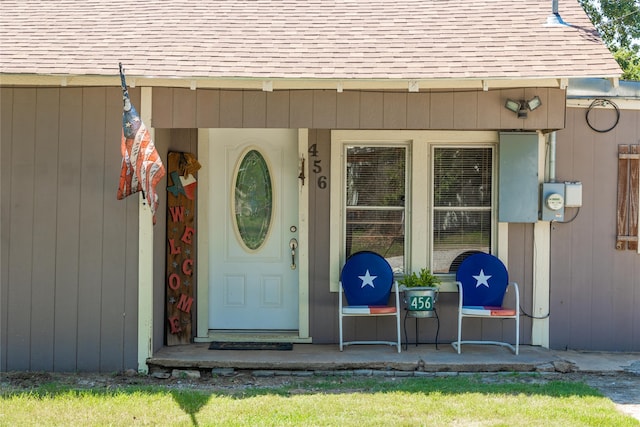 view of entrance to property