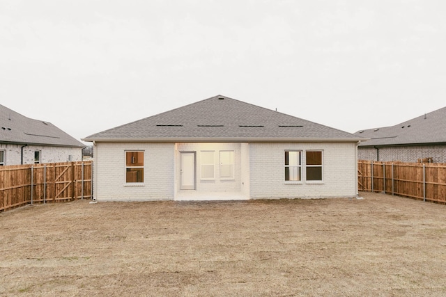 view of rear view of house