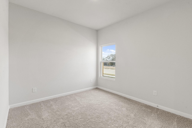 spare room featuring carpet