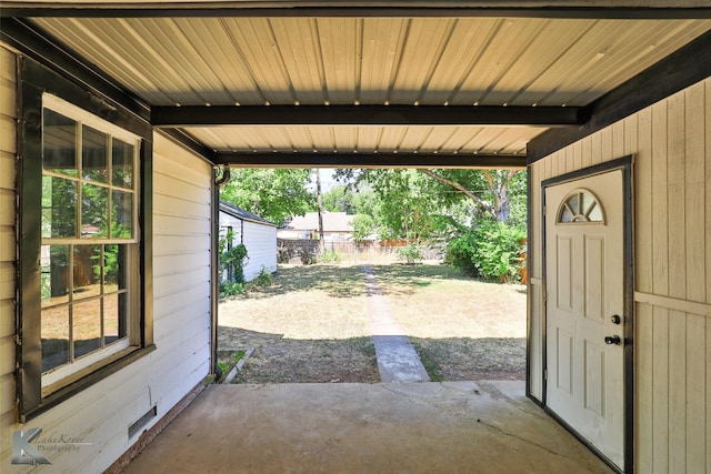 view of patio