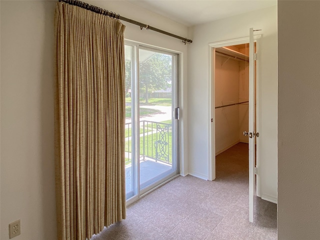 entryway with light floors