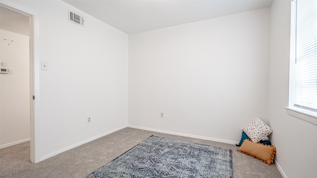 unfurnished room featuring carpet floors