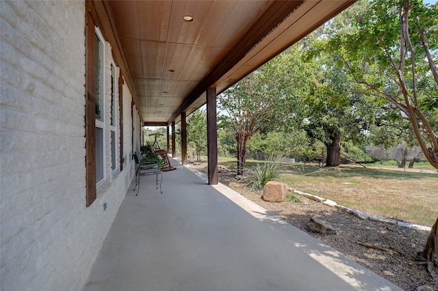 view of patio