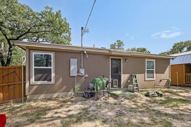 view of rear view of house