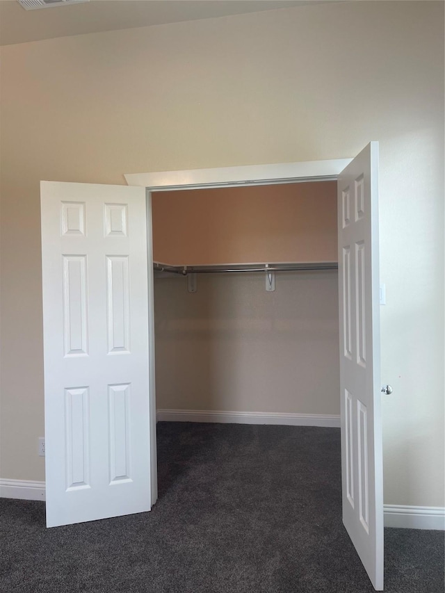 view of closet