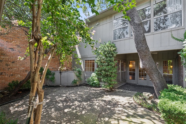 rear view of house featuring a patio area