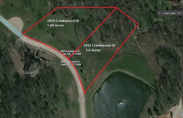 2459 Creekwood Dr, Cedar Hill TX, 75104 land for sale