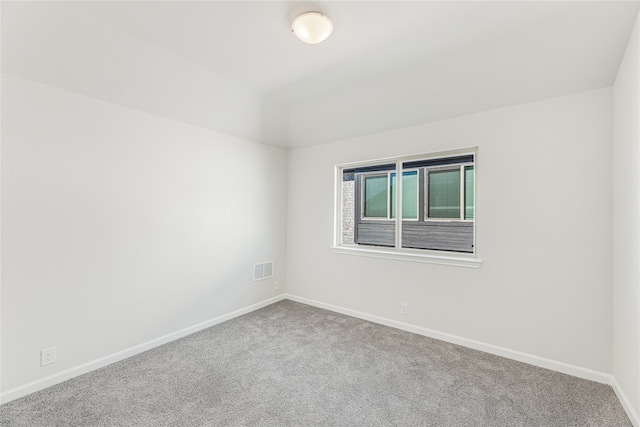 empty room with carpet floors