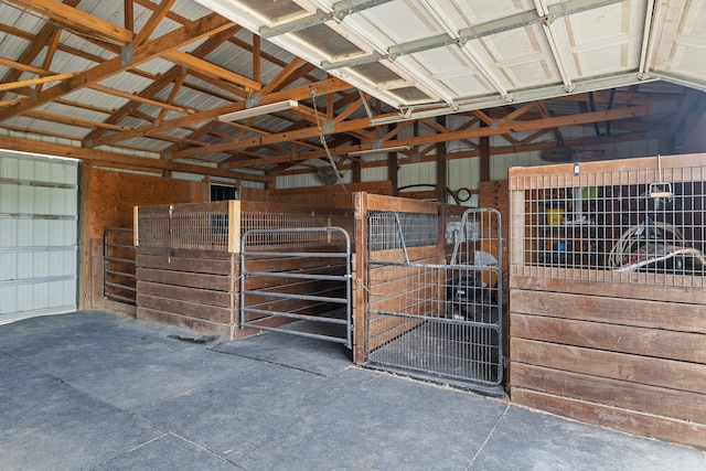 view of stable