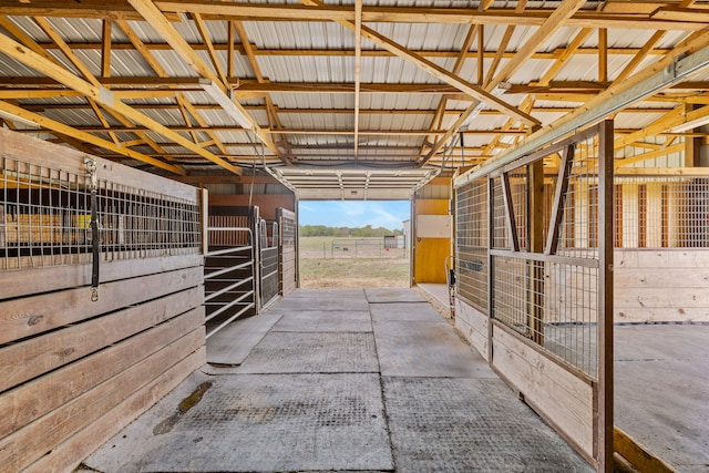 view of stable