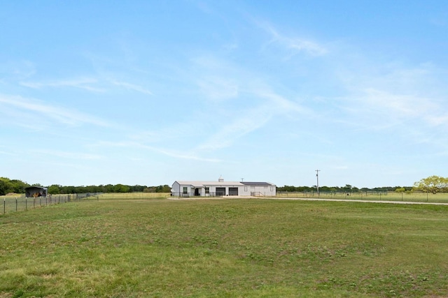 1195 Buck Creek Rd, Tioga, TX 76271 - view of yard featuring a rural view and fence