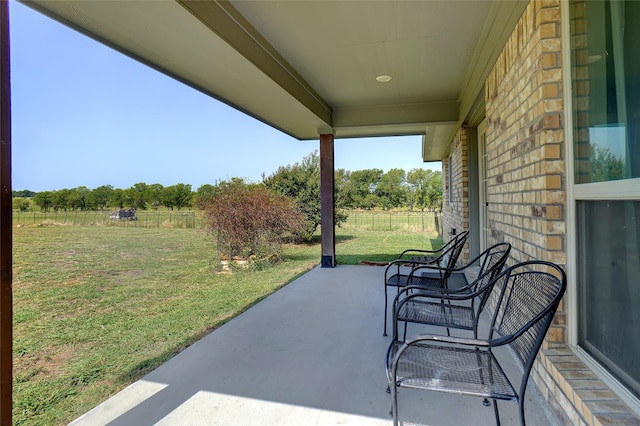 view of patio