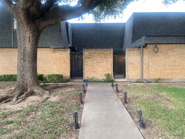 view of front of home